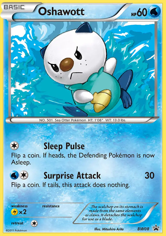 Oshawott BW08 BW Black Star Promos Pokesingles