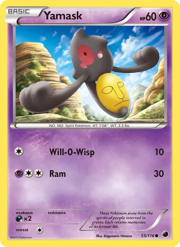 Yamask 55 Plasma Freeze Pokesingles