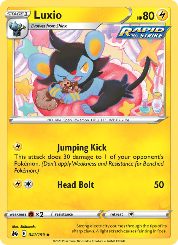 Luxio 41 Crown Zenith Pokesingles