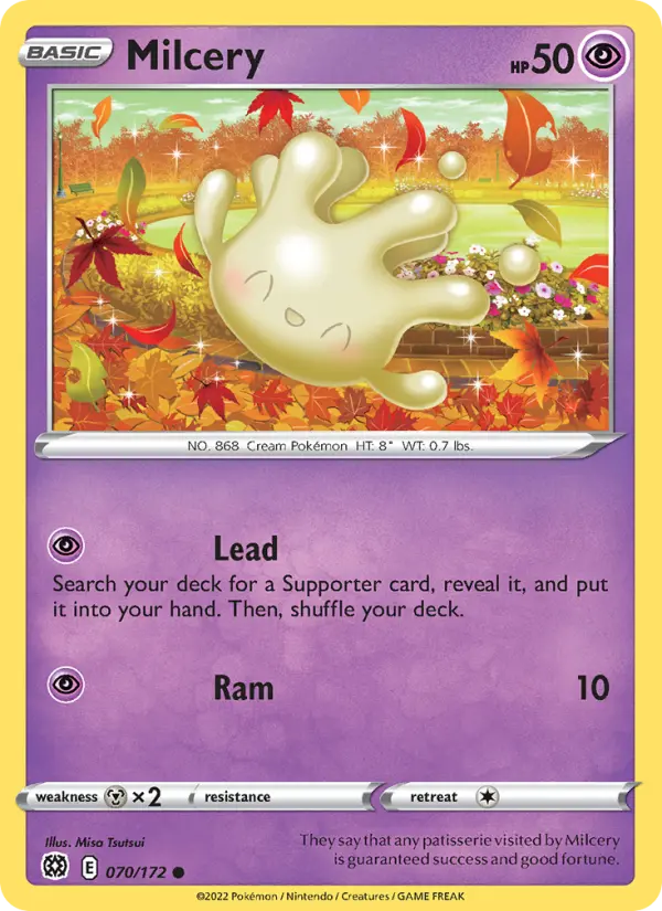 Milcery 70 Brilliant Stars Pokesingles