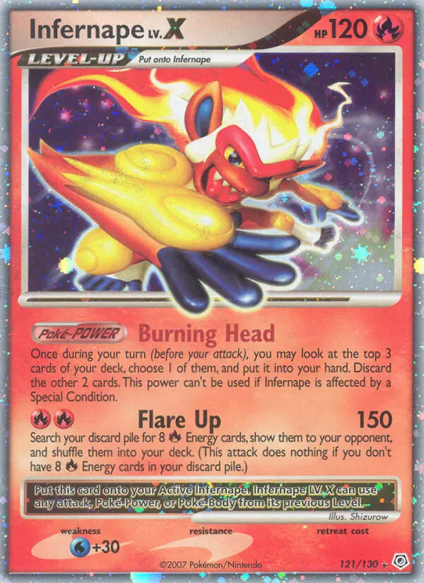 Infernape 121 Diamond & Pearl Pokesingles