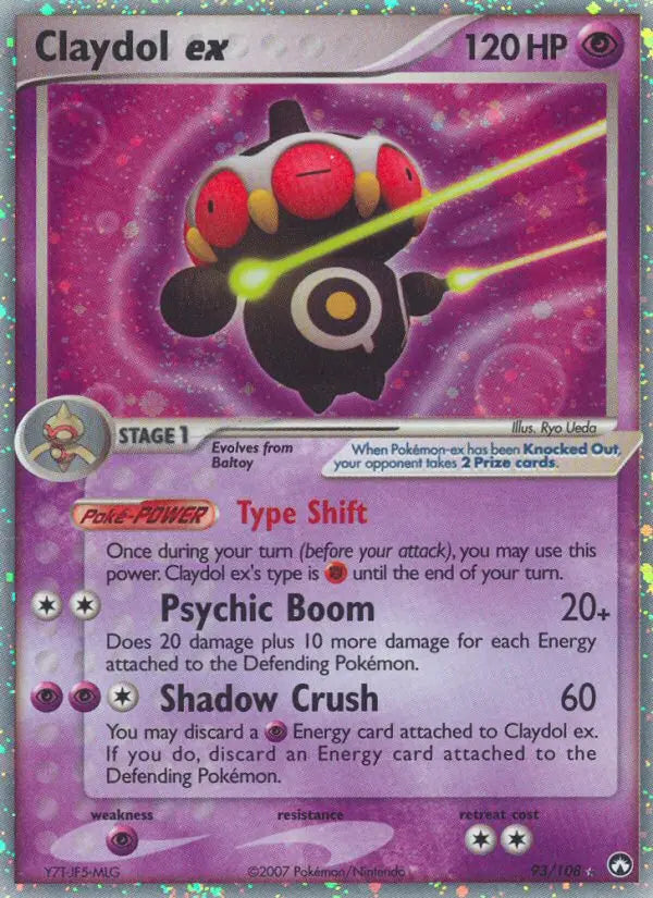Claydol ex 93 Power Keepers Pokesingles