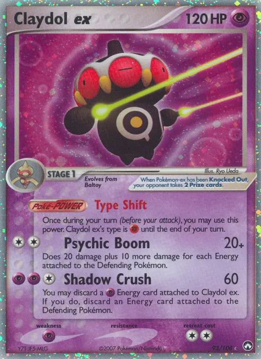 Claydol ex 93 Power Keepers Pokesingles