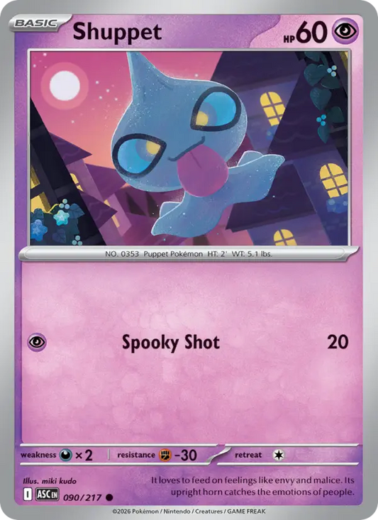 Shuppet 90 Ascended Heroes Pokesingles