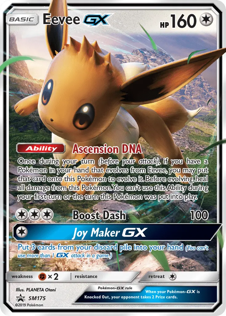 Eevee GX SM175 SM Black Star Promos Pokesingles