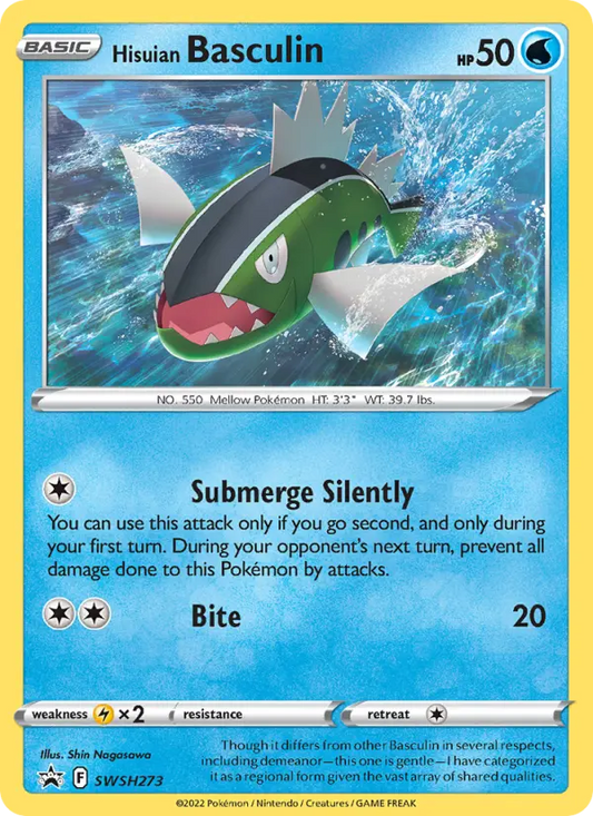 Hisuian Basculin SWSH273 SWSH Black Star Promos Pokesingles
