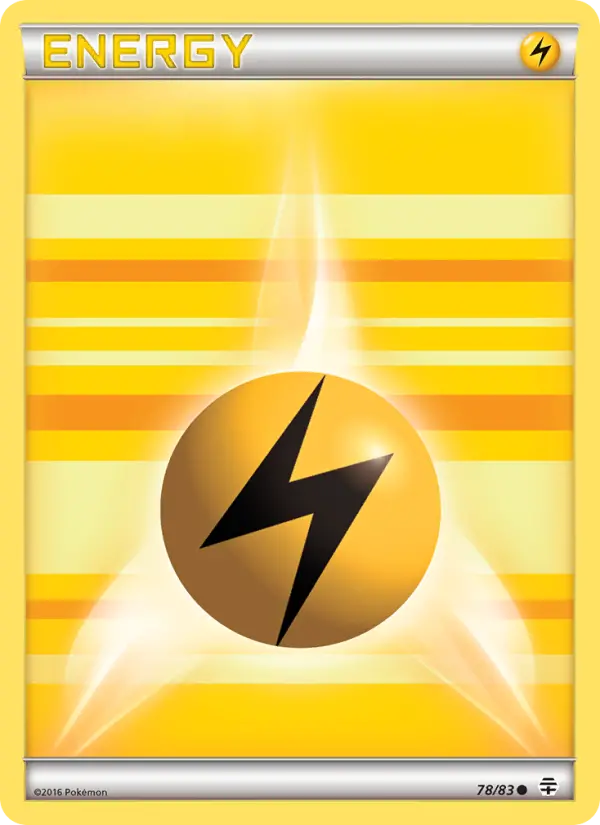 Lightning Energy 78 Generations Pokesingles