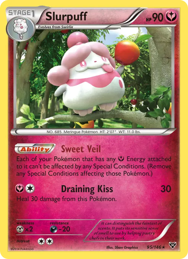 Slurpuff 95 XY Pokesingles