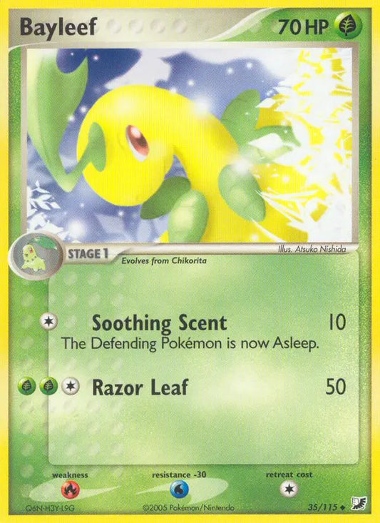 Bayleef 35 Unseen Forces Pokesingles