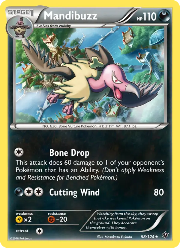 Mandibuzz 58 Fates Collide Pokesingles