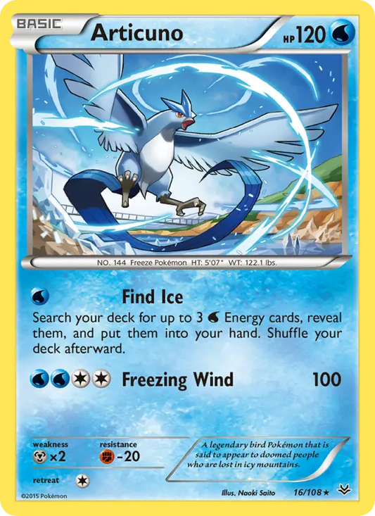 Articuno 16 Roaring Skies Pokesingles