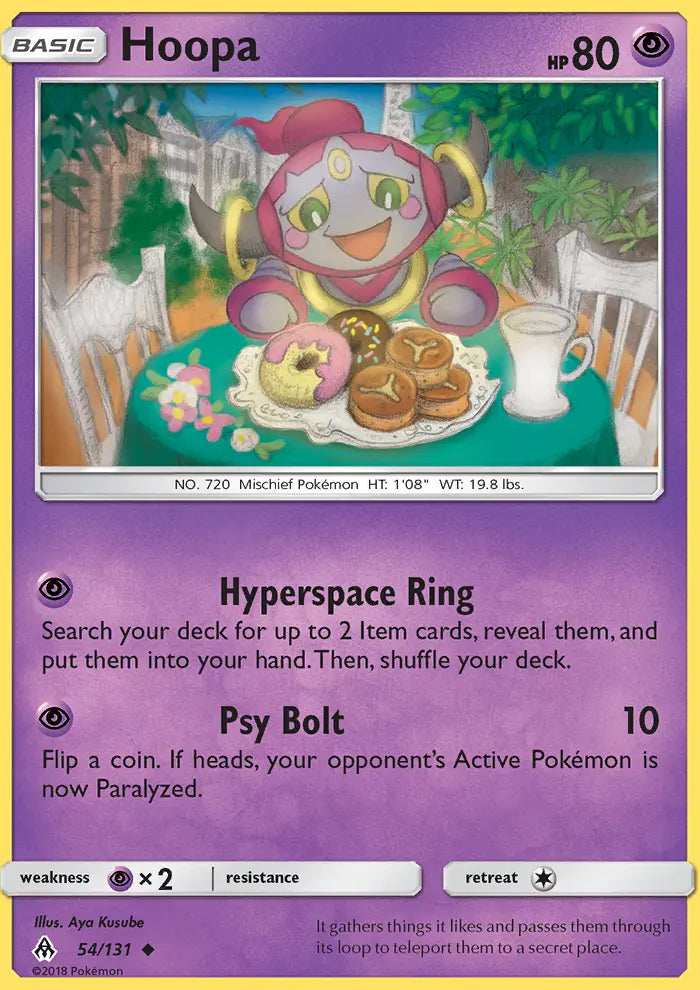 Hoopa 54 Forbidden Light Pokesingles