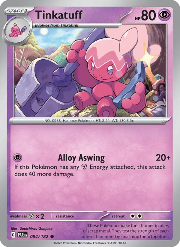 Tinkatuff 84 Paradox Rift Pokesingles