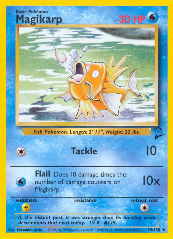 Magikarp 50 Base Set 2 Pokesingles