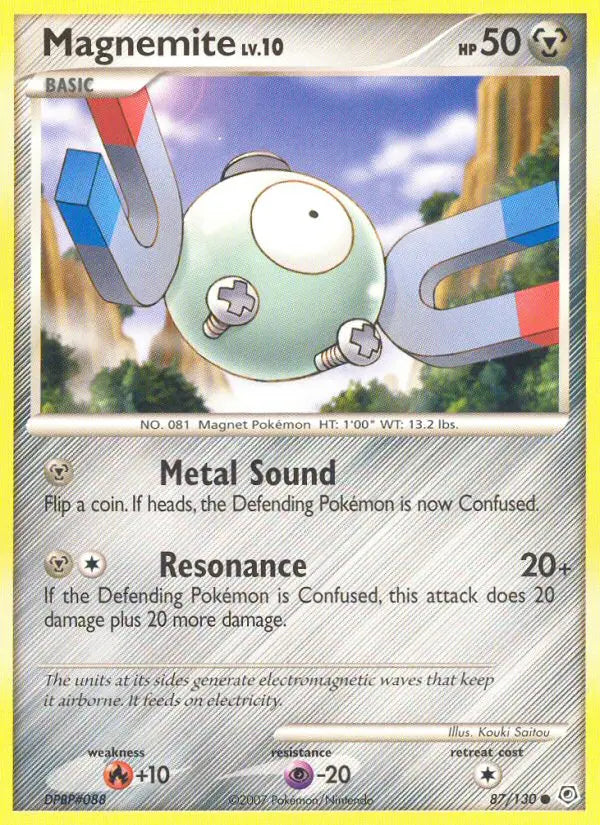Magnemite 87 Diamond & Pearl Pokesingles