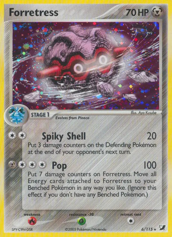 Forretress 6 Unseen Forces Pokesingles