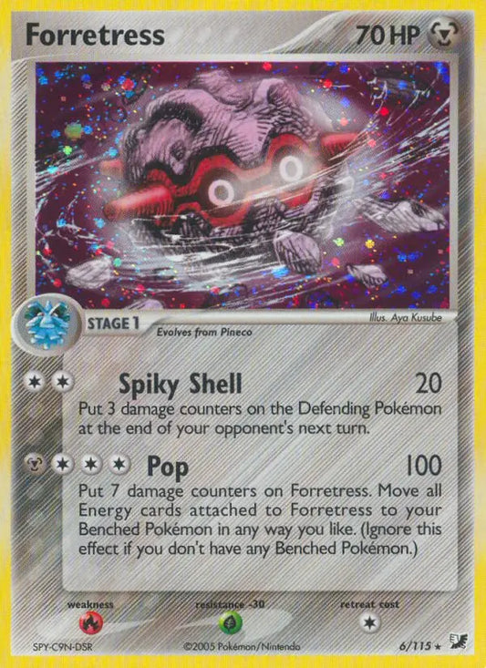 Forretress 6 Unseen Forces Pokesingles