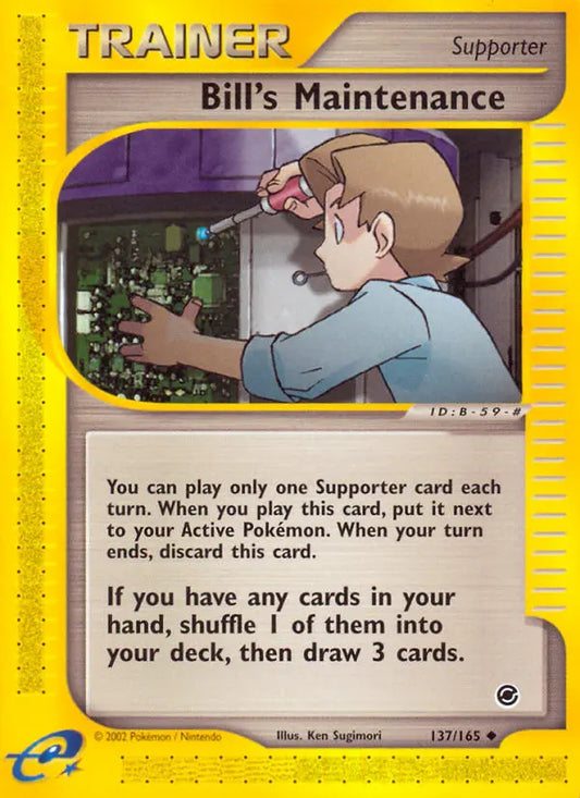 Bill's Maintenance 137 Expedition Base Set Pokesingles
