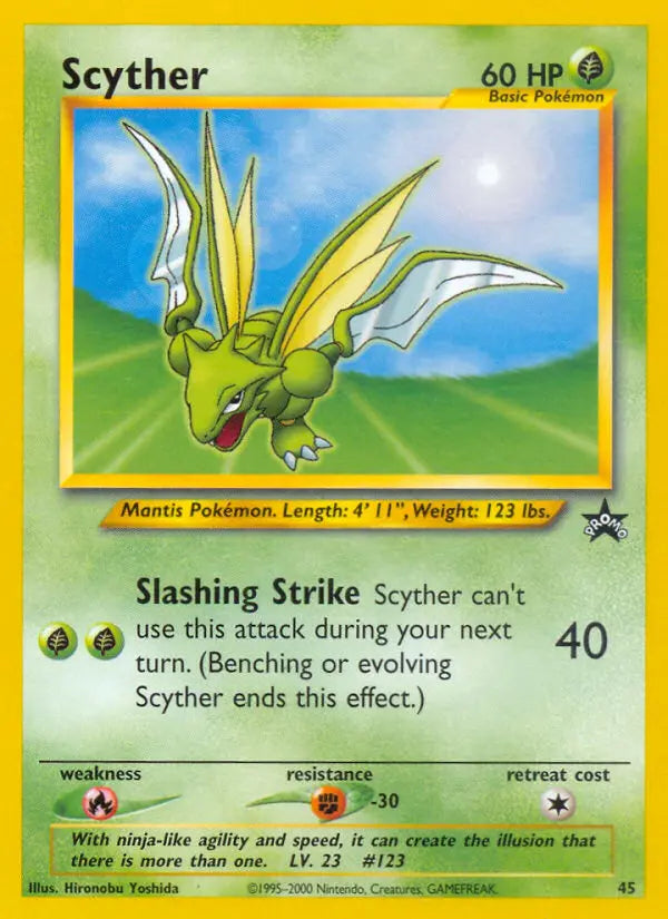 Scyther 45 Wizards Black Star Promos Pokesingles