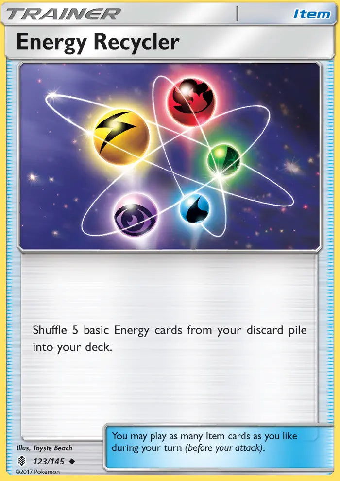 Energy Recycler 123 Guardians Rising Pokesingles