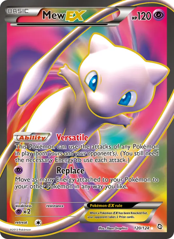Mew-EX 120 Dragons Exalted Pokesingles