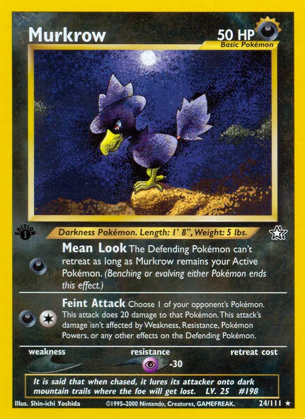 Murkrow 24 Neo Genesis Pokesingles