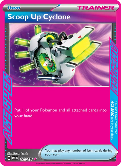 Scoop Up Cyclone 128 Prismatic Evolutions Pokesingles