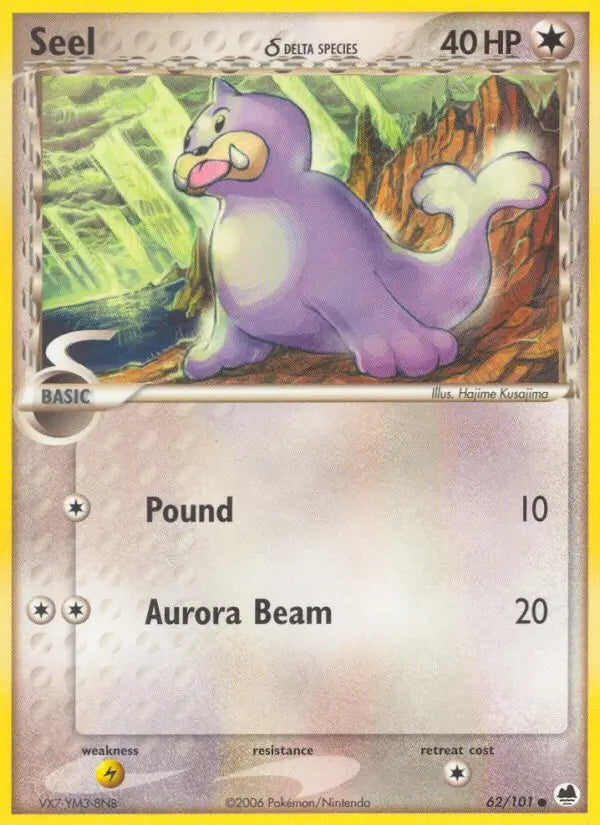 Seel δ 62 Dragon Frontiers Pokesingles