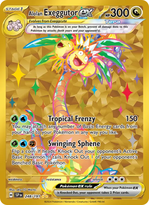 Alolan Exeggutor ex 248 Surging Sparks Pokesingles