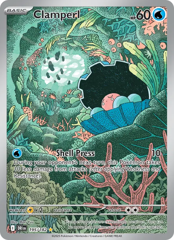 Clamperl 195 Destined Rivals Pokesingles