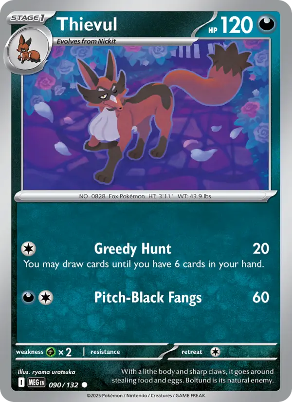Thievul 90 Mega Evolution Pokesingles