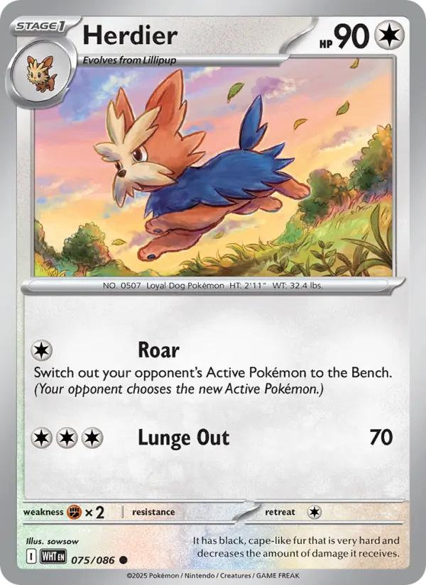 Herdier 75 White Flare Pokesingles