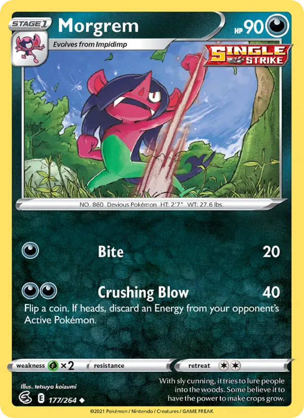 Morgrem 177 Fusion Strike Pokesingles