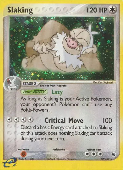 Slaking 12 Ruby & Sapphire Pokesingles