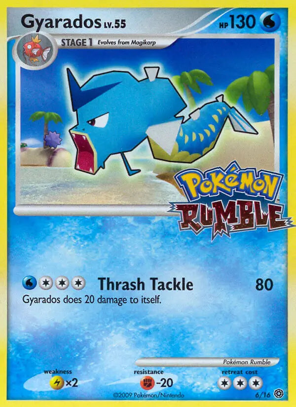 Gyarados 6 Pokémon Rumble Pokesingles