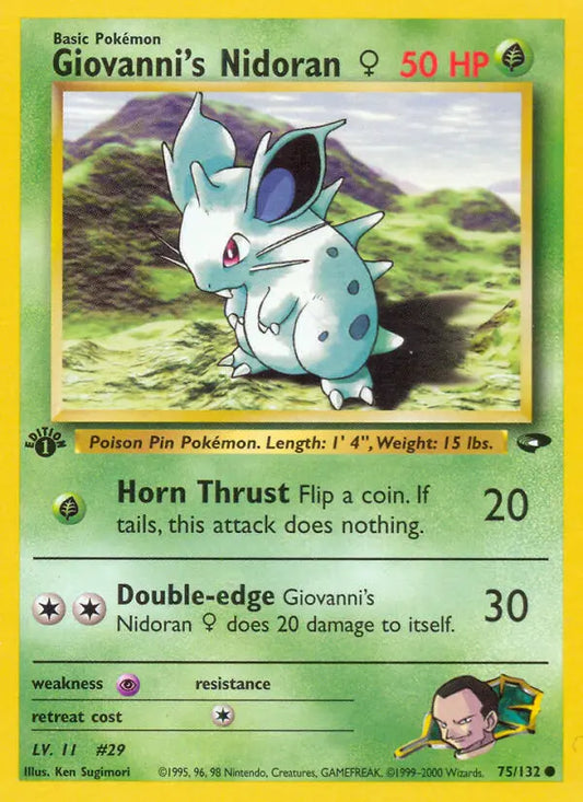 Giovanni's Nidoran♀ 75 Gym Challenge Pokesingles