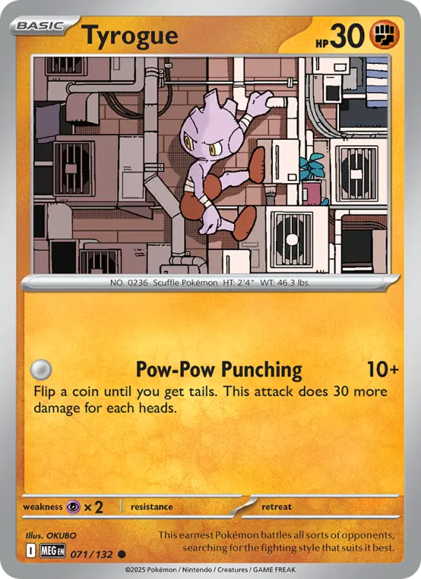Tyrogue 71 Mega Evolution Pokesingles