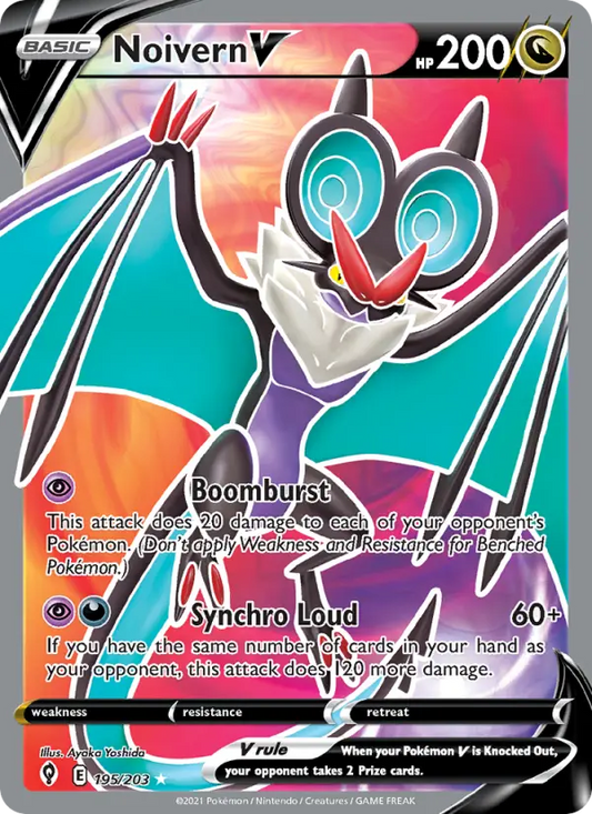 Noivern V 195 Evolving Skies Pokesingles