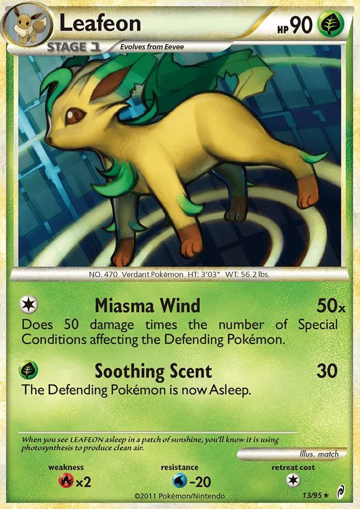 Leafeon 13 Call of Legends Pokesingles