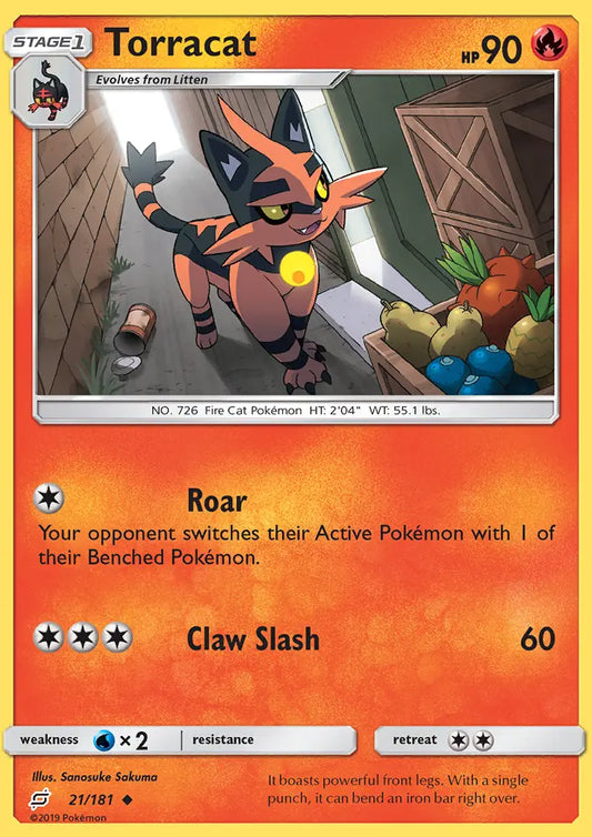 Torracat 21 Team Up Pokesingles