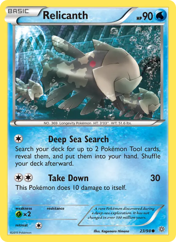 Relicanth 23 Ancient Origins Pokesingles