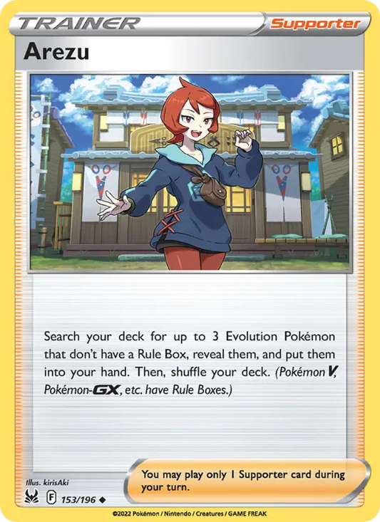 Arezu 153 Lost Origin Pokesingles