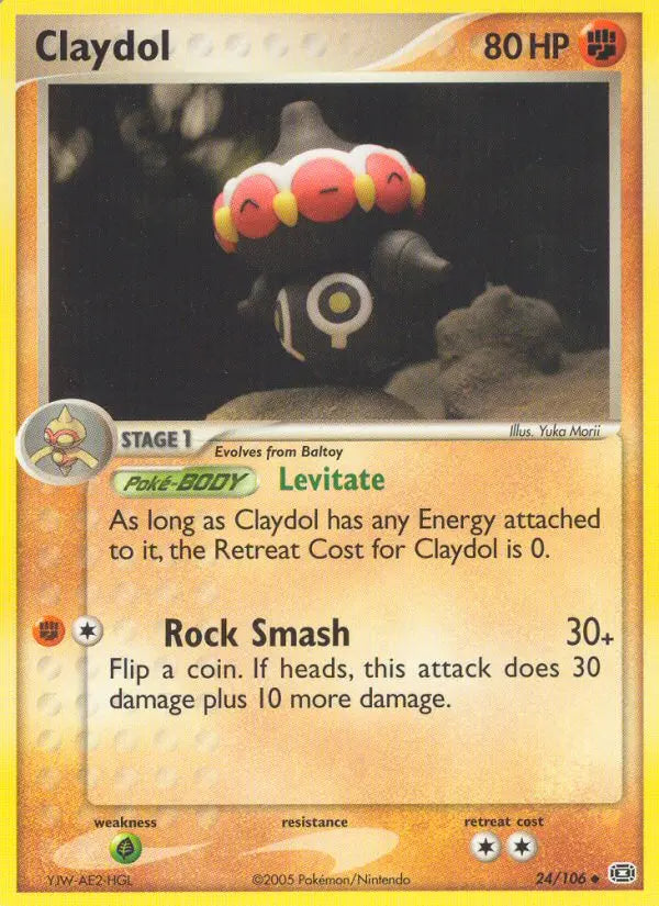 Claydol 24 Emerald Pokesingles