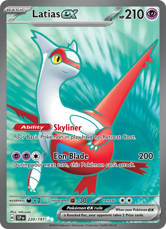 Latias ex 220 Surging Sparks Pokesingles