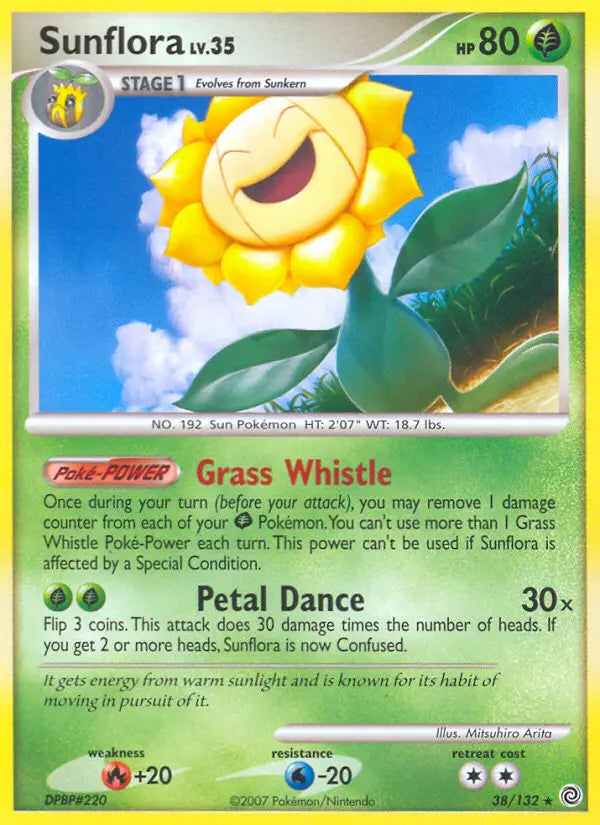 Sunflora 38 Secret Wonders Pokesingles