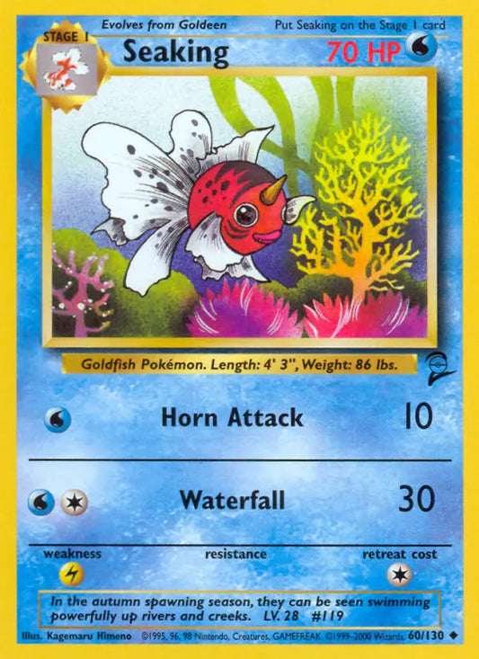 Seaking 60 Base Set 2 Pokesingles