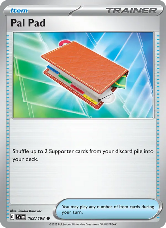 Pal Pad 182 Scarlet & Violet Pokesingles