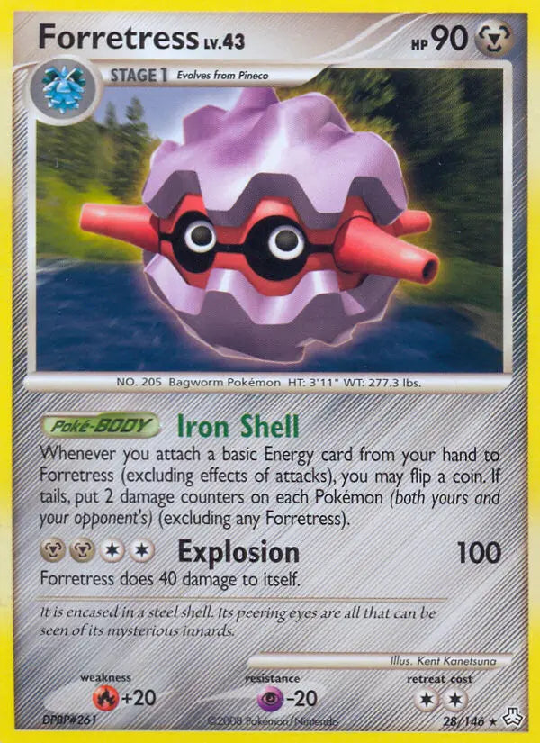 Forretress 28 Legends Awakened Pokesingles
