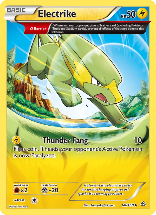 Electrike 60 Primal Clash Pokesingles