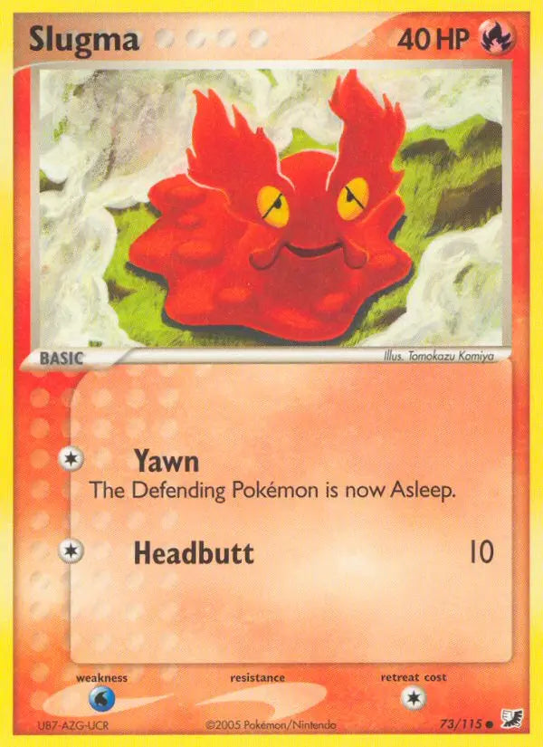 Slugma 73 Unseen Forces Pokesingles